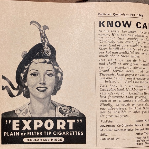 1968 Know Canada Travel Guide Souvenir Lord Elgin Canadian Halifax Montreal PEI - Picture 3 of 16